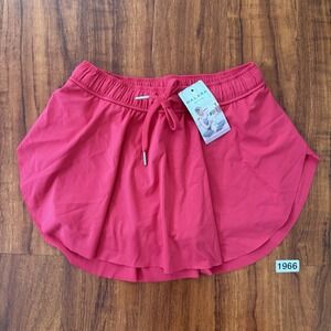 NWT Halara Size XS Winterberry Skort Built In Shorts Pockets Altheisure